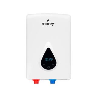 MAREY 14.6 kW 3.5 GPM ETL Certified 220-Volt Self-Modulating Residential Multiple Points of Use Tankless Electric Water Heater ECO150