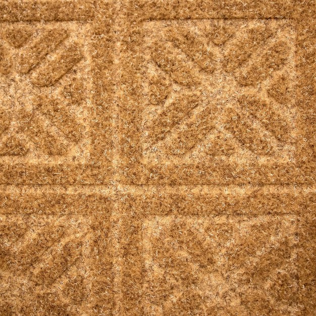 2 x27 x3 x27 Geometric Doormat Tan Multy Home Lp