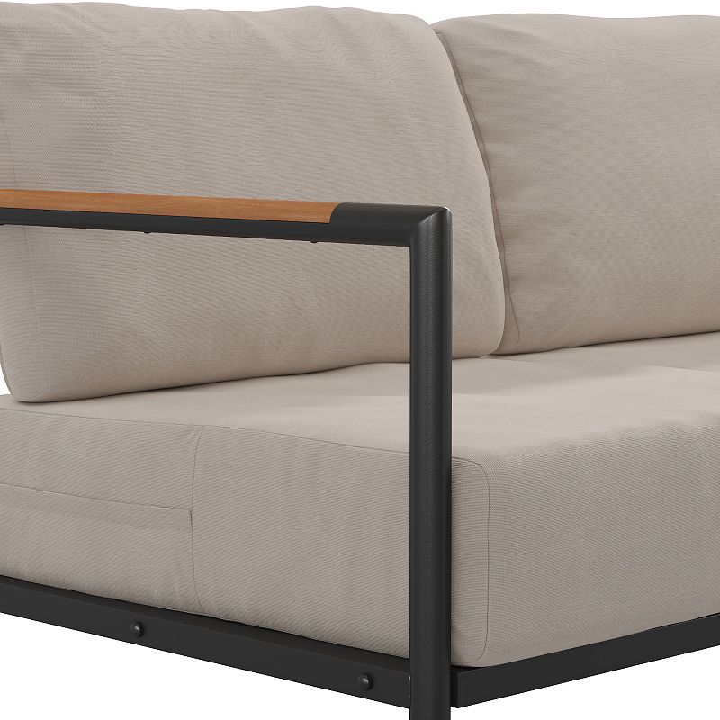 Flash Furniture Indoor / Outdoor Patio Loveseat