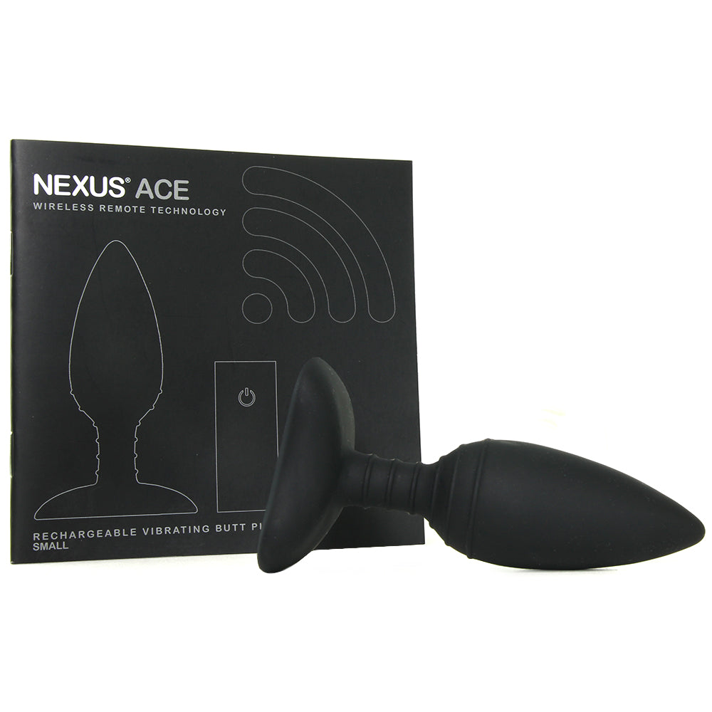 Ace Remote Vibrating Butt Plug in Small