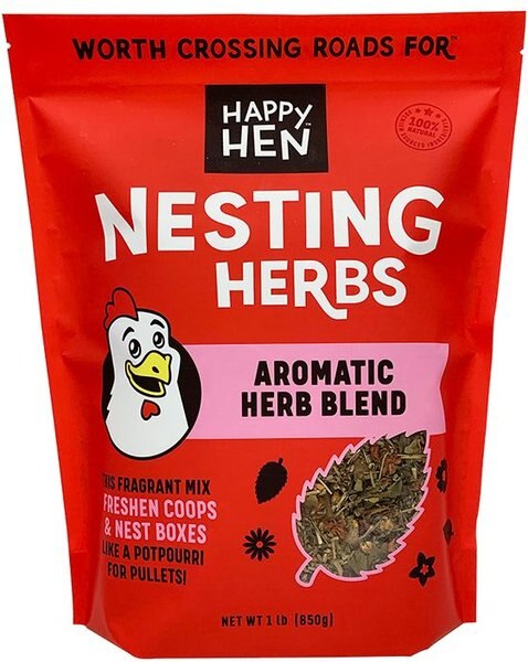 Happy Hen Treats Chicken Nesting Herbs， 1-lb bag