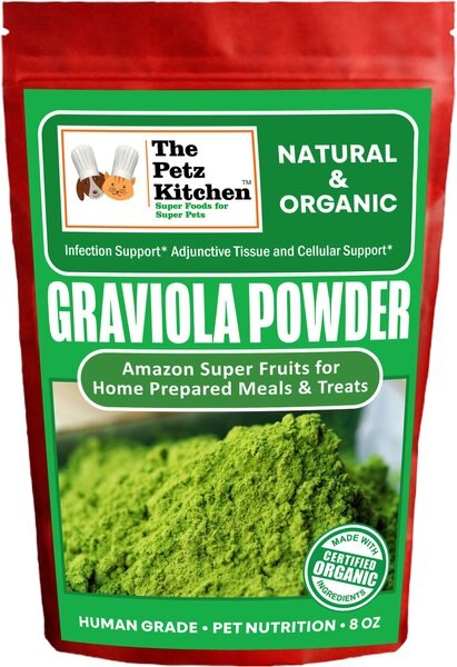 The Petz Kitchen Graviola Powder Dog and Cat Supplement