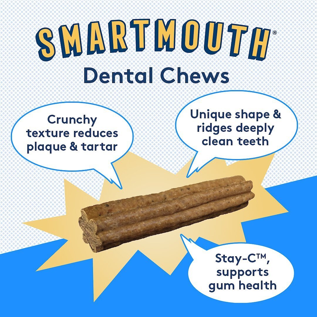 The Missing Link Smartmouth Dental Chews for Large and Giant Dogs， over 50 lbs