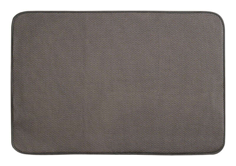 iDesign Mocha Microfiber Drying Mat