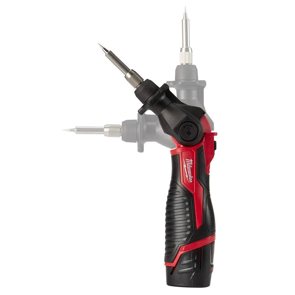 MW M12 12V Lithium-Ion Cordless 14 in. Hex Screwdriver Kit w M12 Lithium-Ion Cordless Soldering Iron (Tool Only) 2401-22-2488-20