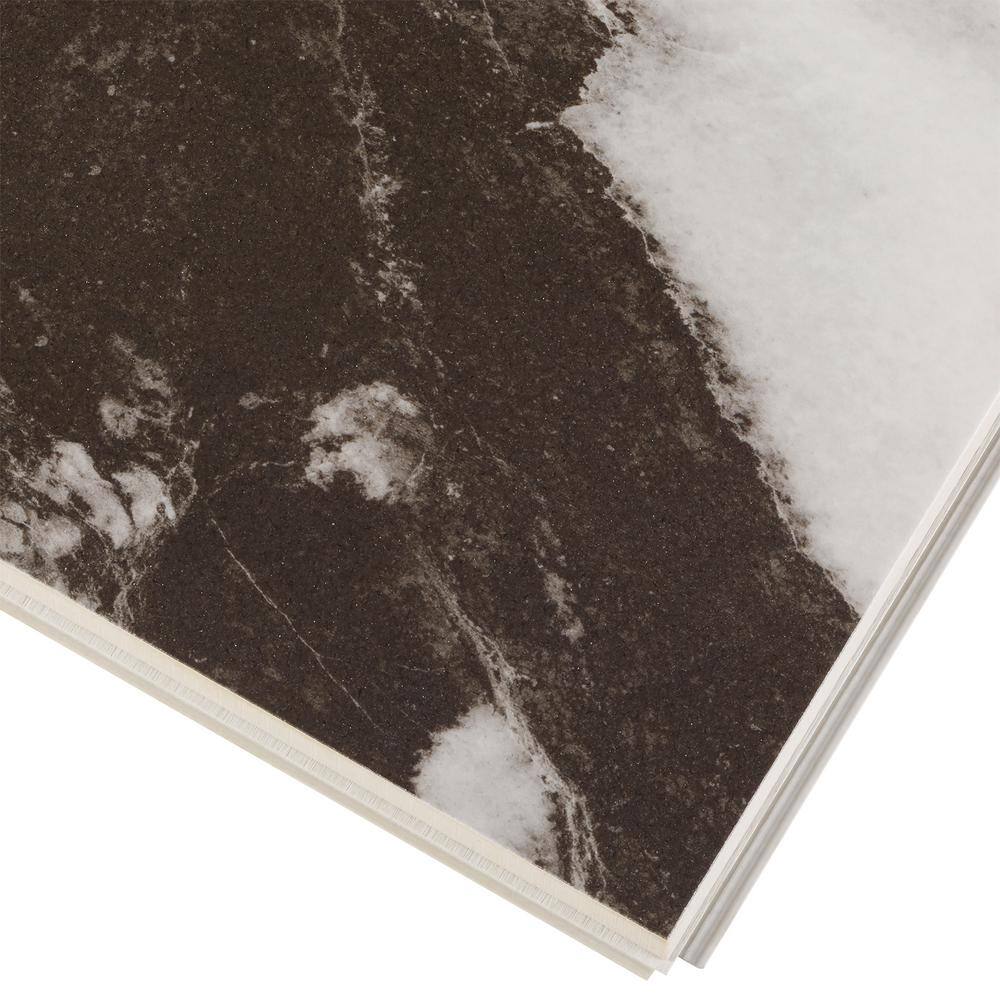 Daltile Rapport Panda Marble Polished 12 in. x 24 in. Glazed Porcelain Floor and Wall Tile (17.1 sq. ft.Case) RT201224AHD1LF