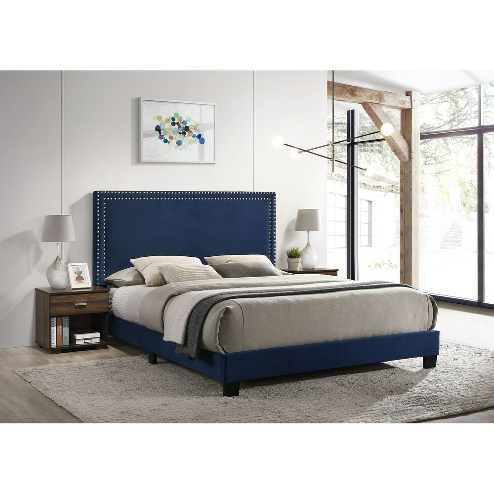 Picket House Furnishings Emery 3 piece Queen Bed Set with 2 Nightstands