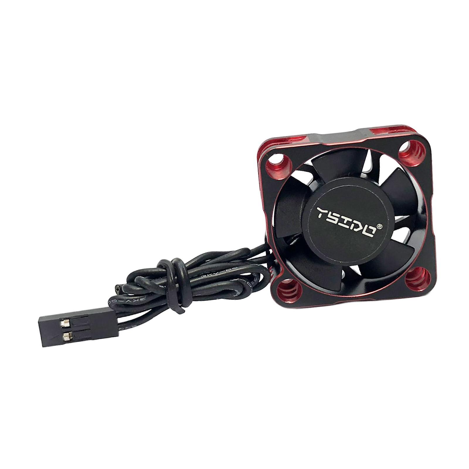 Rc Car Motor Cooling Fan For 1:8 1:10 1:7 Motor Esc Rc Truck Accs 4010 Red 16000rpm