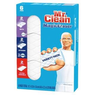 Mr. Clean Magic Erasers Multi-Purpose Cleaning Sponge (6-Count) (Multi-Pack 2) 078557164770