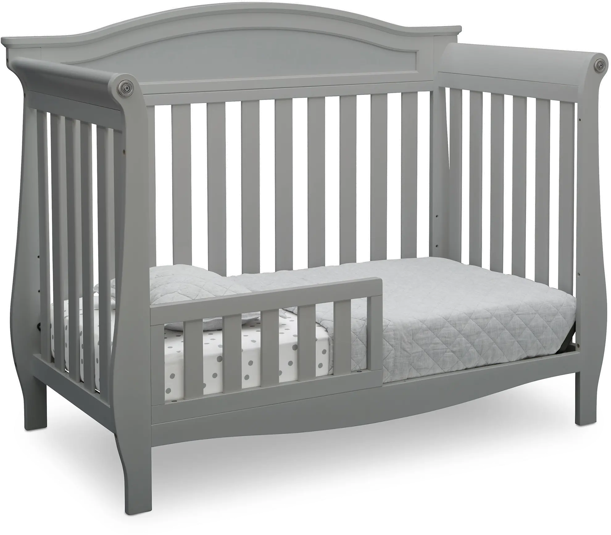 Lancaster Gray 4-in-1 Convertible Crib