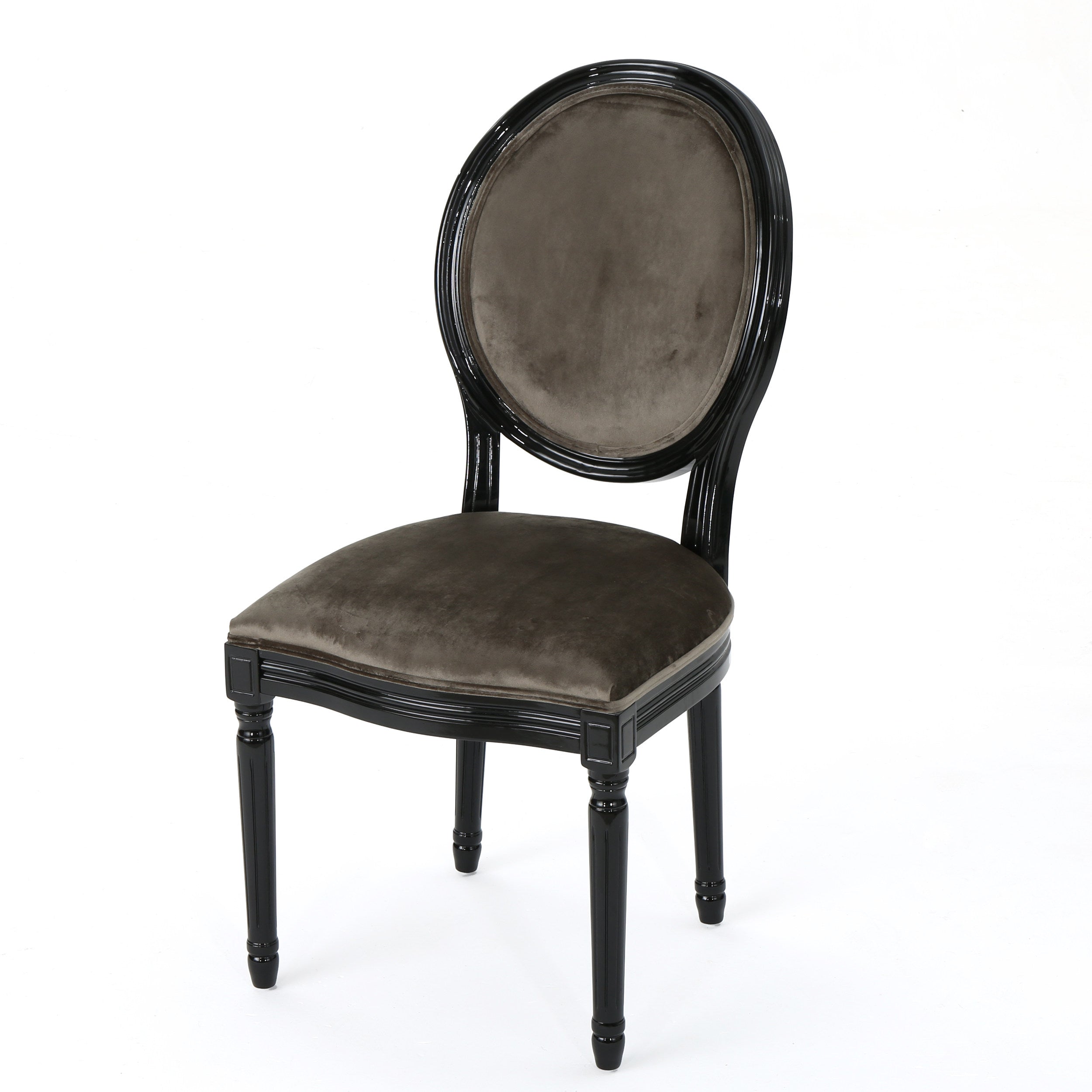 Phinnaeus Contemporary Velvet Dining Chairs (Set of 2)