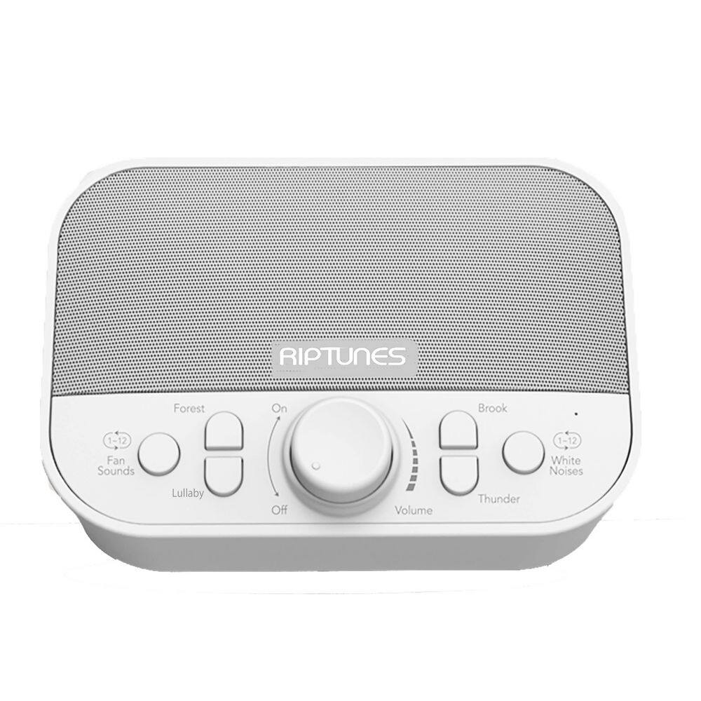 RIPTUNES White Noise Sound Machine with 28 Sounds Timer Options and Automatic Shutdowns M-SM128-974