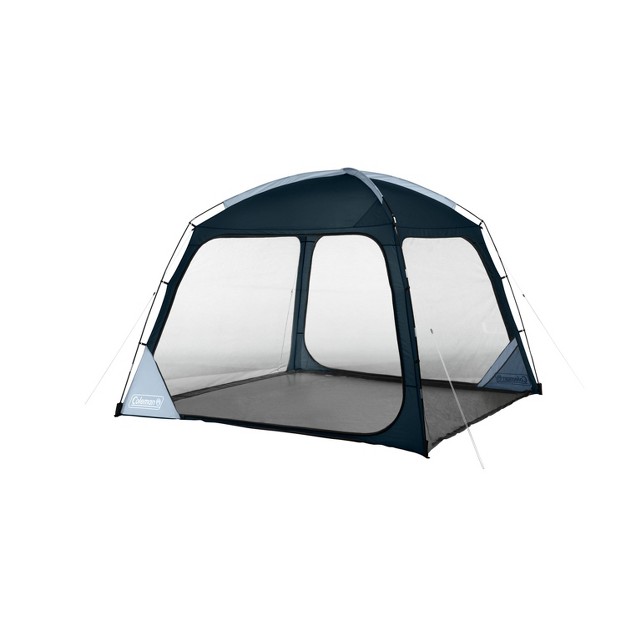 Coleman 10 x27 x10 x27 Skyshade Screendome Shelter Blue Lights