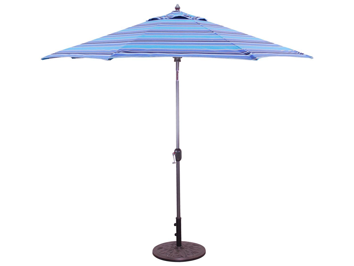 Galtech Aluminum 9 Foot Crank Lift Auto Tilt Umbrella 736 Series