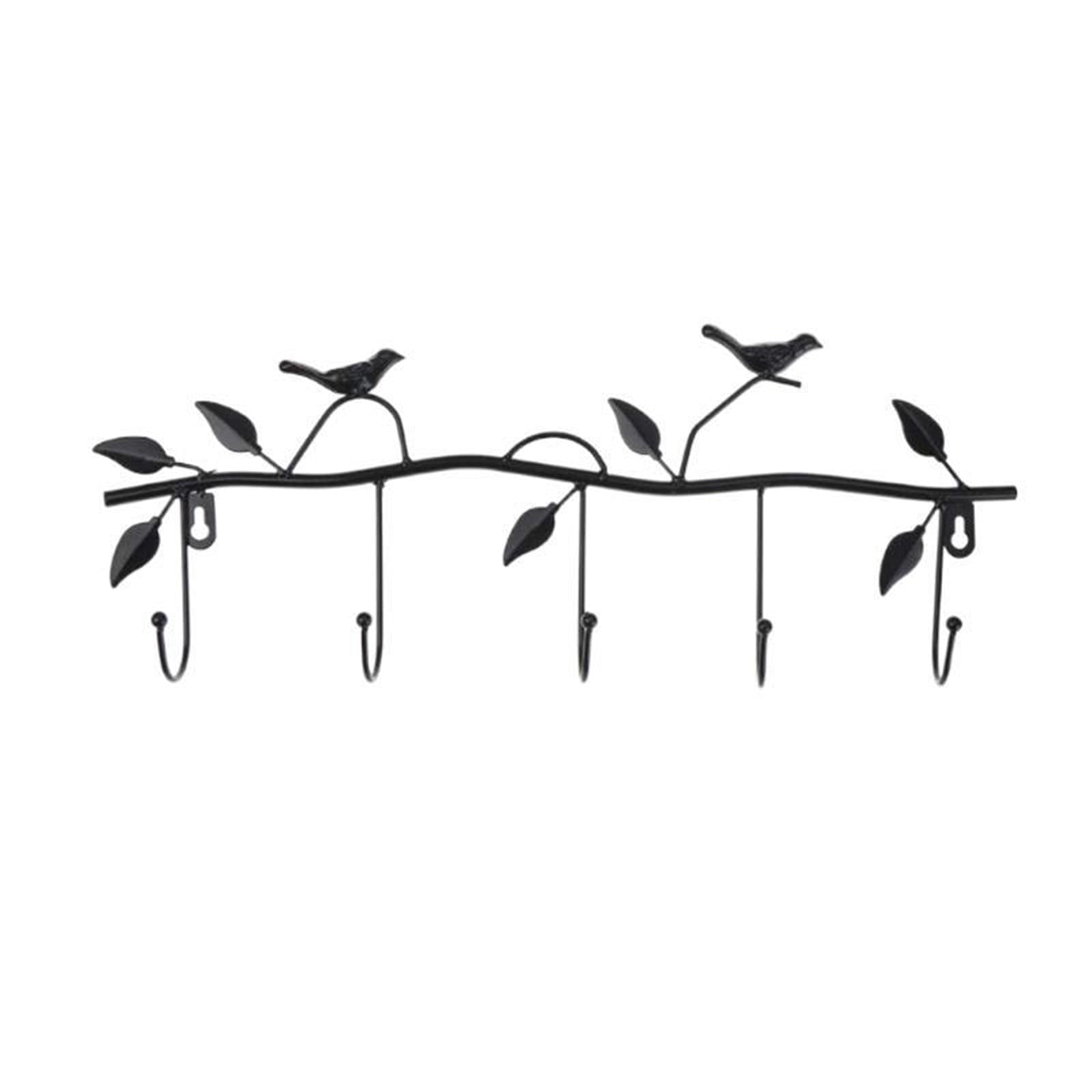 Birds Metal Wall Coat Rack and Hat Rack Multi-Function Mounted Hook Hangers for Livingroom Bedroom New Daily Necessities