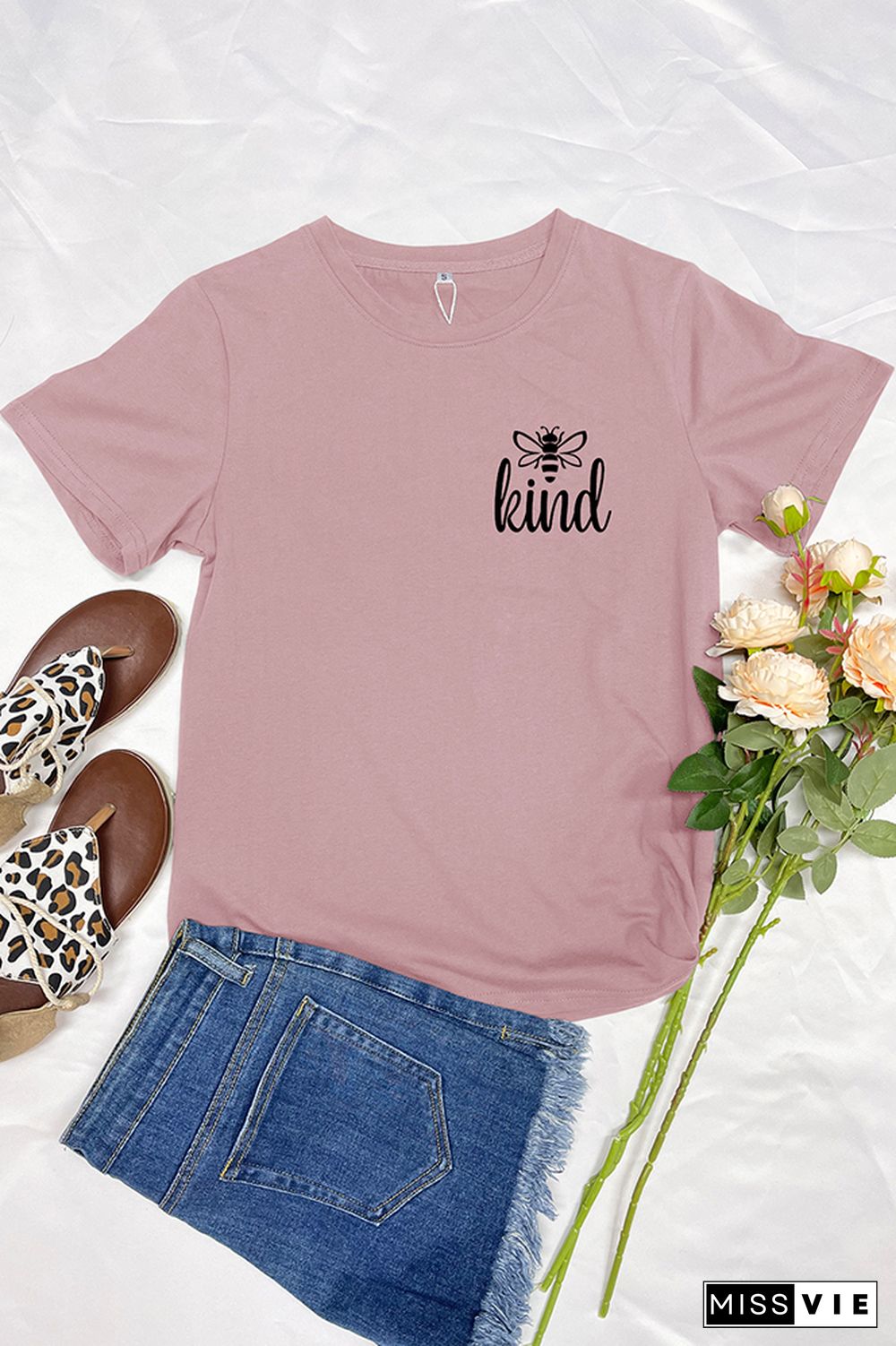 Bee Kind Graphic T-Shirt Wholesale