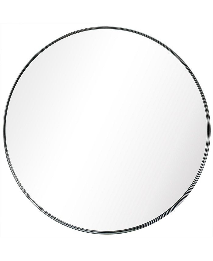 Empire Art Direct Ultra Polished Stainless Steel Round Wall Mirror  30 x 30