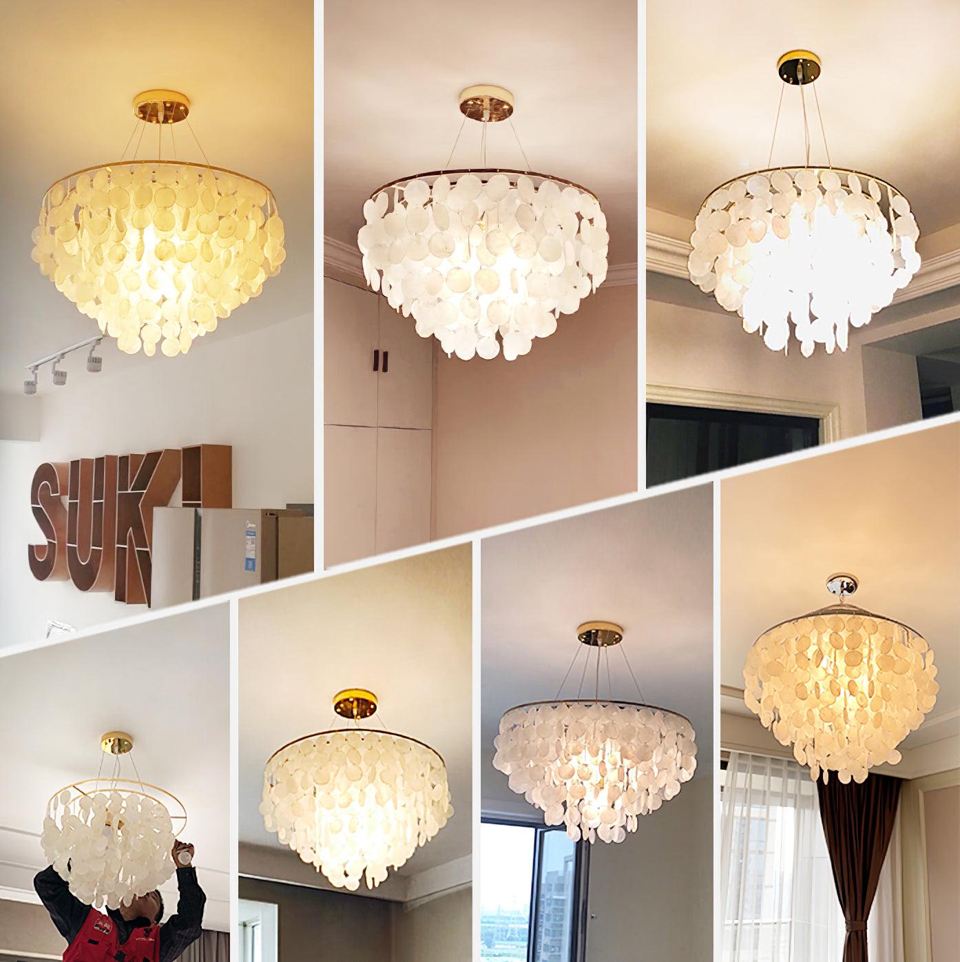 Shell Wind Chime Chandelier