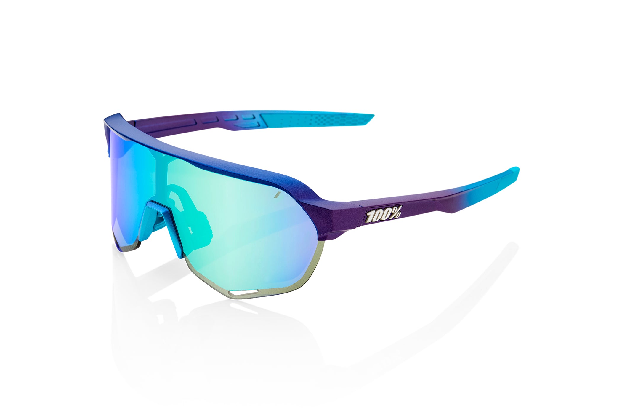 100% S2 Sunglasses Matte Metallic Into The Fade