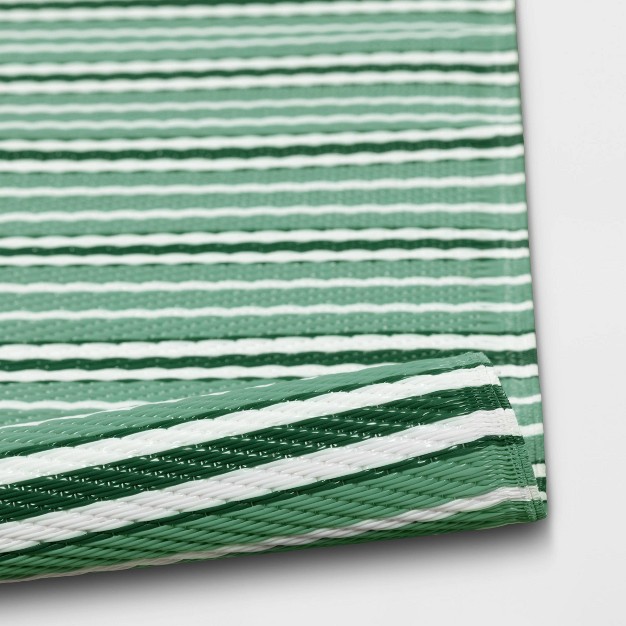 Striped Indoor outdoor Rug