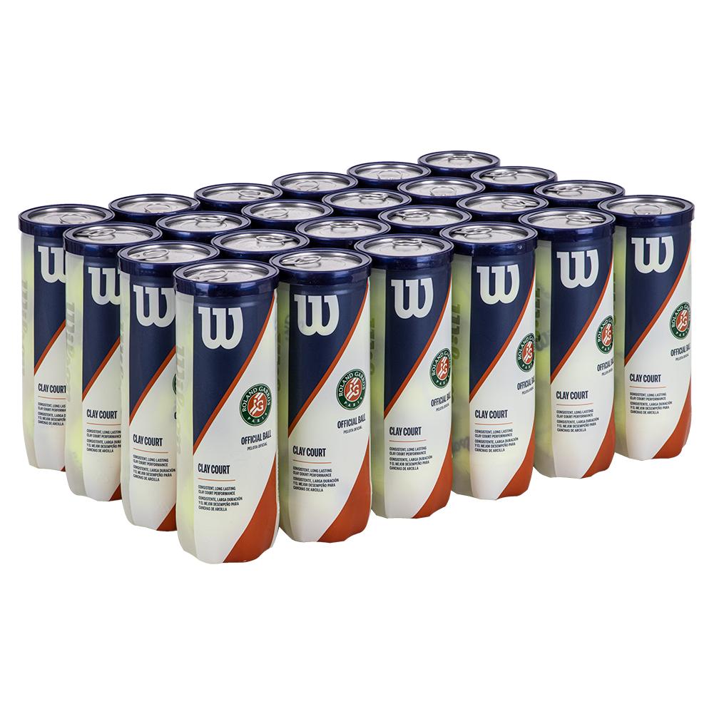 Wilson Roland Garros Har Tru Clay Tennis Ball Case 24 Cans