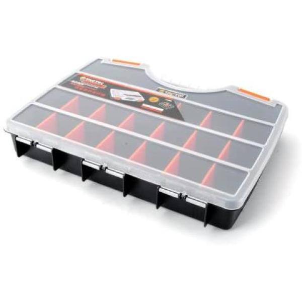 TACTIX 21-Compartment Plastic Portable Small Parts Orgainzer 320018