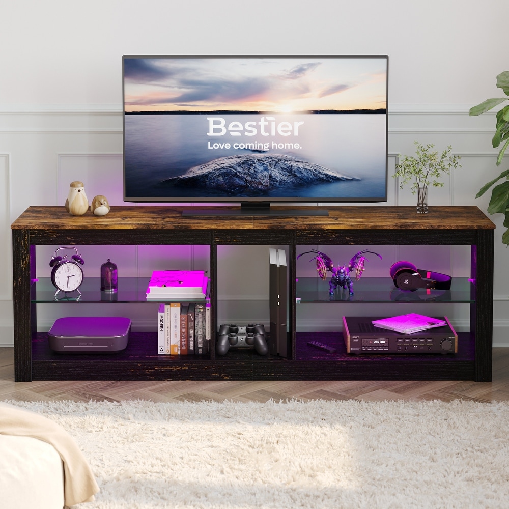 55 inch Entertainment Center LED TV Stand up to 65 Inch TVs for Living Room   55 inches