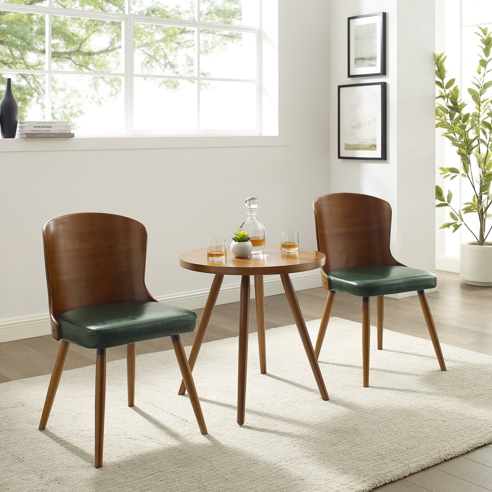 Corvus Calvados Mid century Modern Dining Chairs (Set of 2)