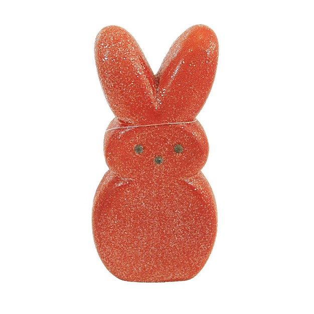 Easter Peeps Orange Bunny 1 Easter Peeps Bunny Figure 6 0 Inches Spring Decoration Licensed Pe1104 Resin Orange