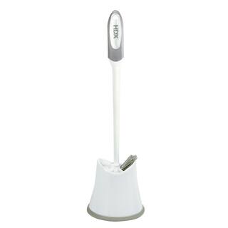 HDX 13.125 in. Polypropylene Toilet Bowl Brush and Holder 305MBHDXRM