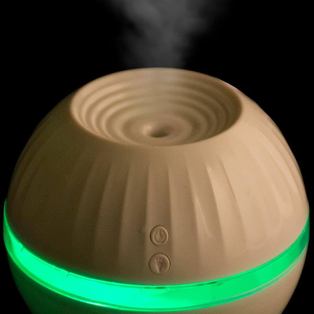 Air Innovations Ultrasonic Cool Mist Personal Humidifier with LED Mood Light HUMID37-WHITE