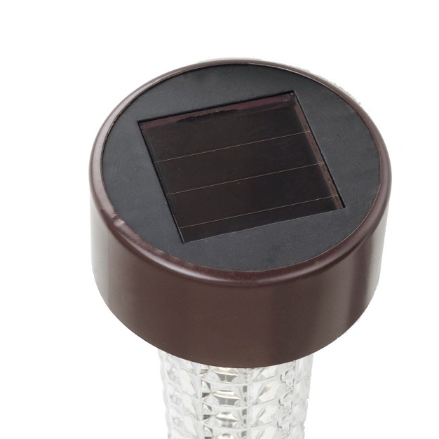 Nature Spring Solar Powered Led Lights Bronze Set Of 6