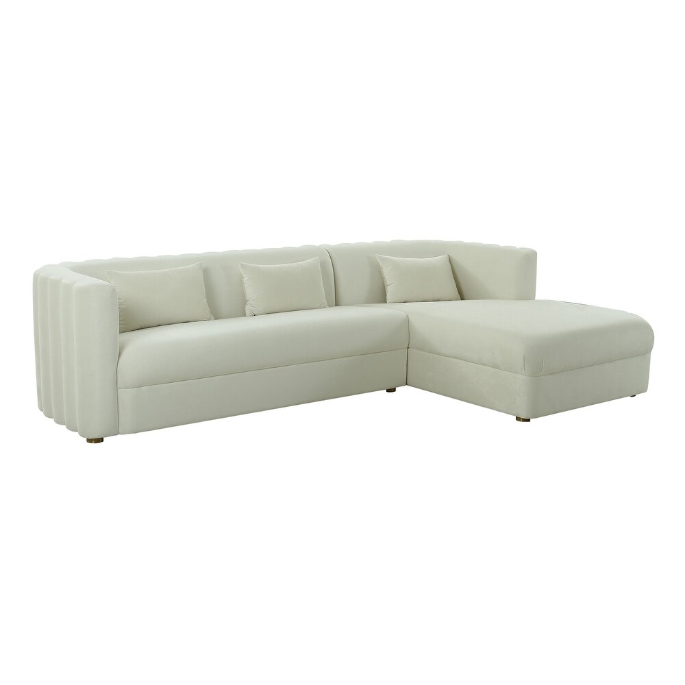 Callie Velvet Sectional