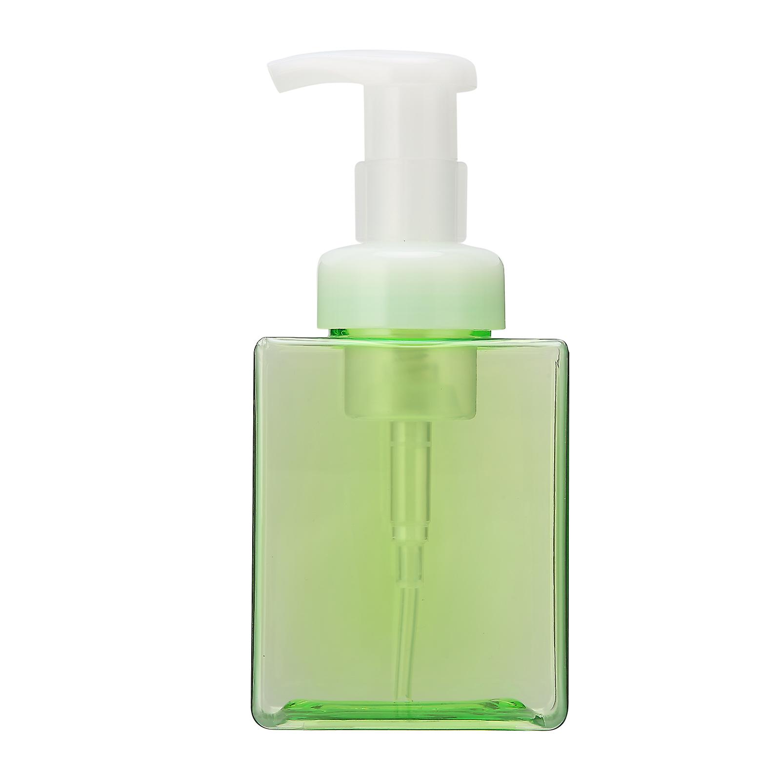 Plastic Foaming Bottle Soap Storage Empty Bottle Refillable Foaming Dispenser Container 250mlfluorescent Green