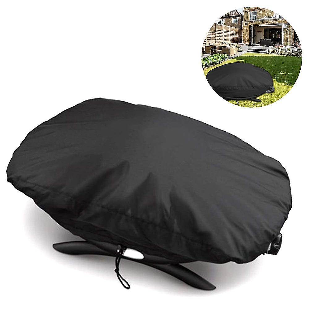 Grill Cover For Q100 / Q1000 Series， Grill Cover Waterproof Bbq Cover Protective Cover Hood Tarpaulin， 67.1 * 44 * 32cm