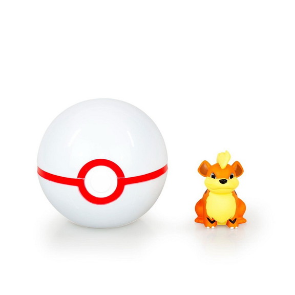 Tomy Pokemon Clip 'N' Carry Poke Ball   Growlithe ...