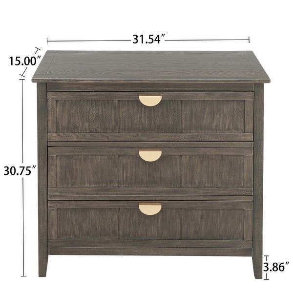 3 Drawer Storage Cabinet Suitable for Bedroom Living Room