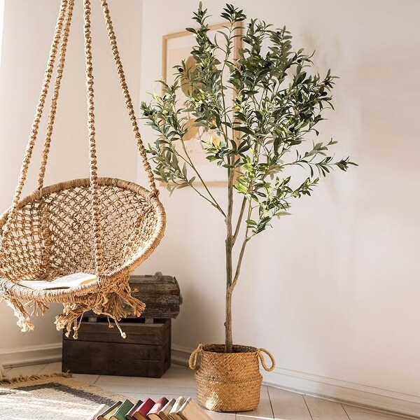 RusticReach Artificial Olive Tree