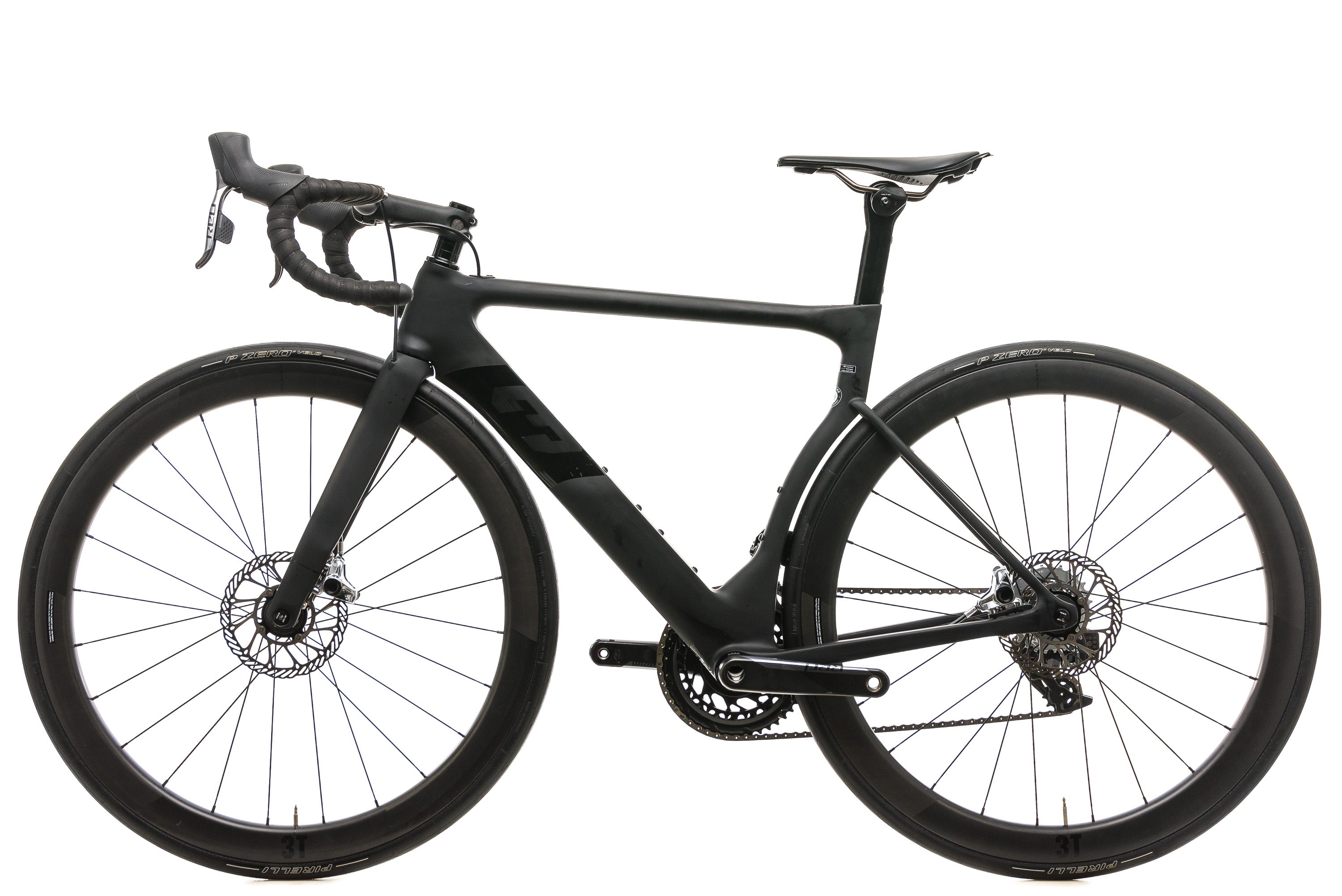 3T Strada Due Team Stealth Road Bike - 2019, Small