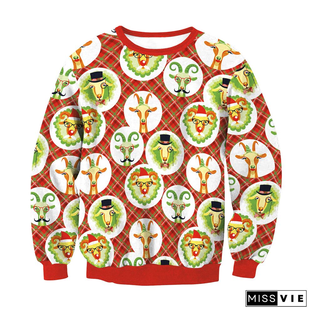 Christmas Pullover Long Sleeve Sweatshirts