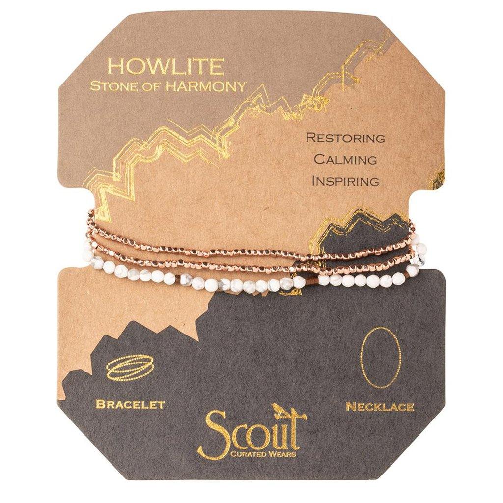 Scout Curated Wears  Delicate Stone Howlite - Stone of Harmony