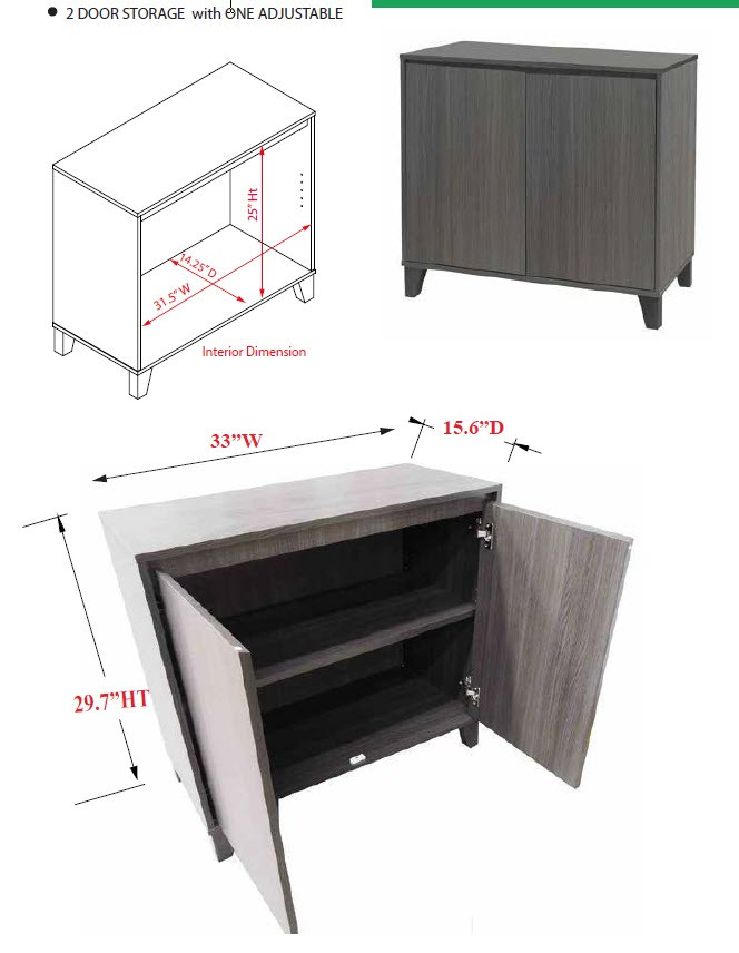 Anitra 2 Door Entryway Accent Storage Cabinet Console Table  Oak Gray Wood   Transitional   Accent Chests And Cabinets   by Pilaster Designs  Houzz