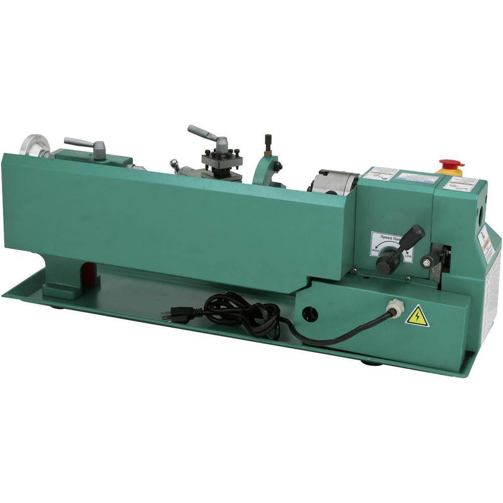 Grizzly Industrial 7 in. x 14 in. Variable-Speed Benchtop Lathe G0765