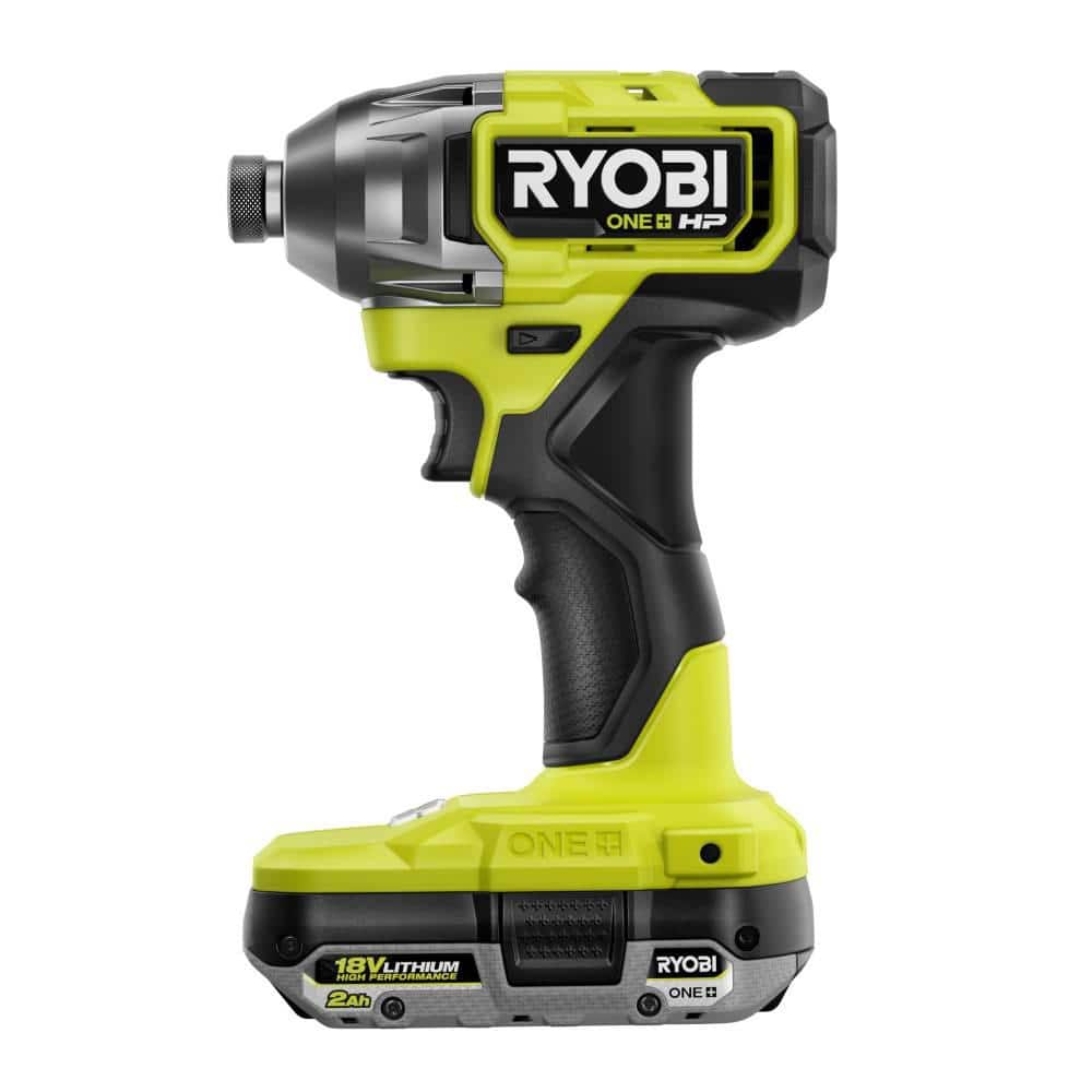 RYOBI ONE+ HP 18V Brushless Cordless 1/2 in. Drill/Driver and Impact Driver Kit w/(2) 2.0 Ah Batteries, Charger, and Bag PBLCK01K