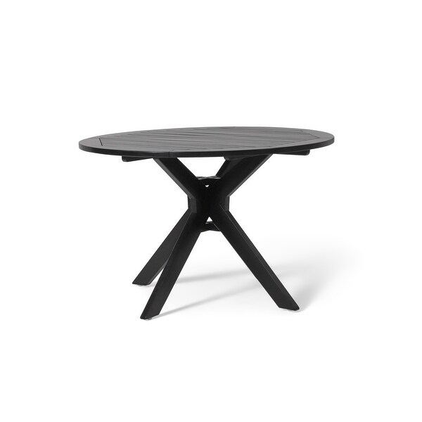 Modern Round Dining Table Kitchen Table with Metal Leg Dining Room Home Furniture