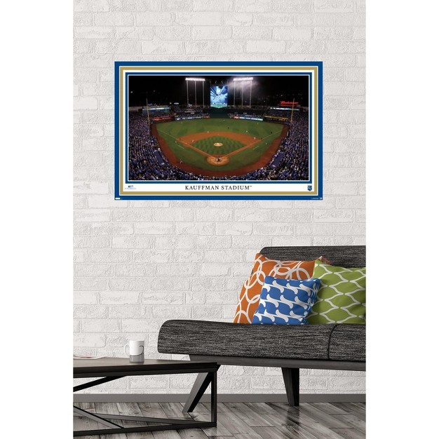 Trends International Mlb Kansas City Royals Kauffman Stadium 22 Unframed Wall Poster Prints