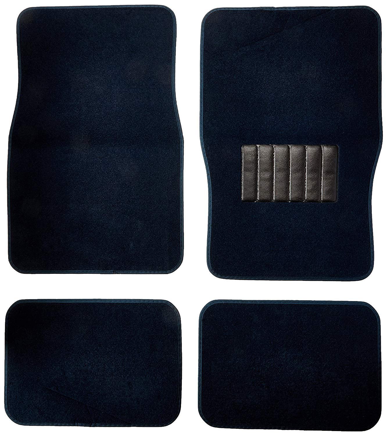 Universal Fit 4-Piece Metro Auto Carpet Mat - Blue