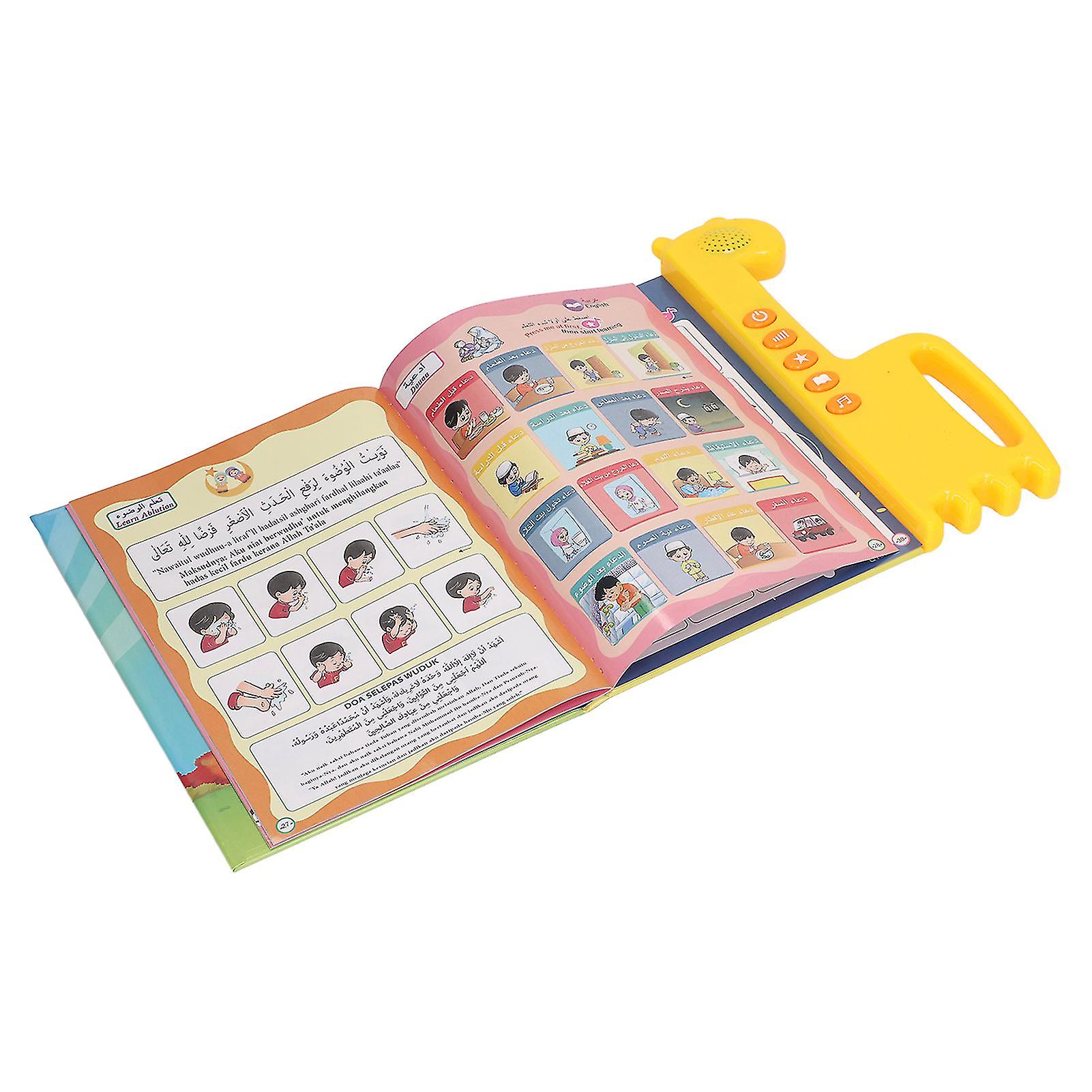 Electronic Learning Book Children Arabic English Alphabet Number Sound Reading Machine Educational Toy