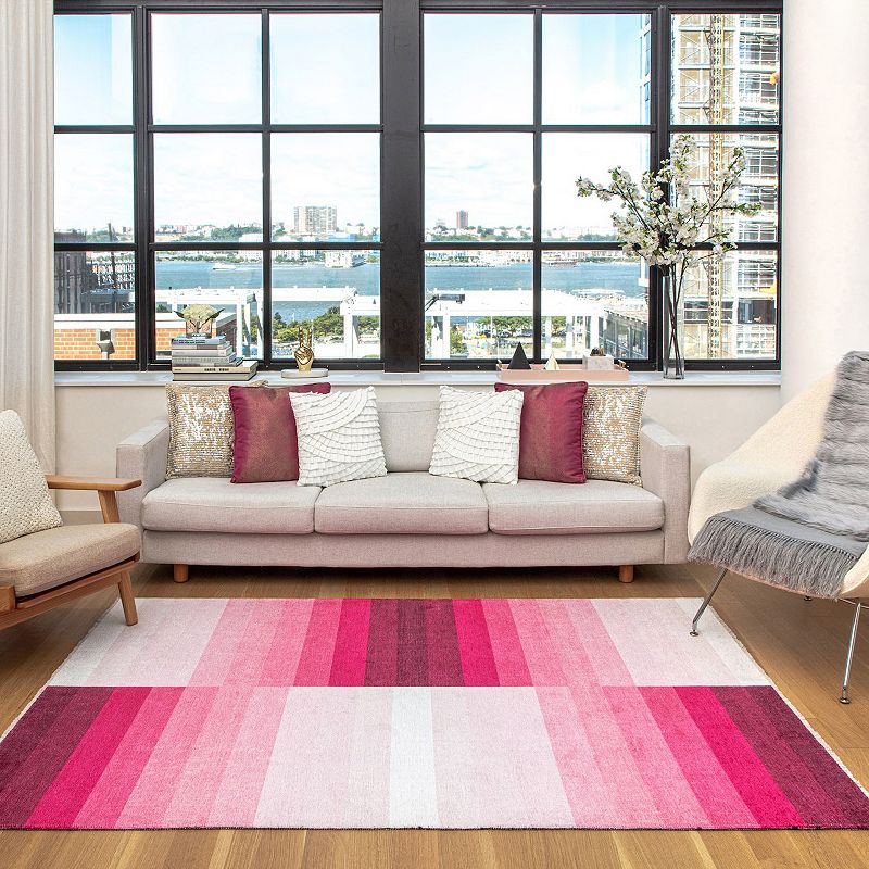 Elizabeth Sutton Soho Modern Stripe Area Rug