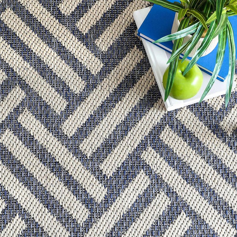 nuLOOM Wynter Homely Herringbone Indoor/Outdoor Area Rug